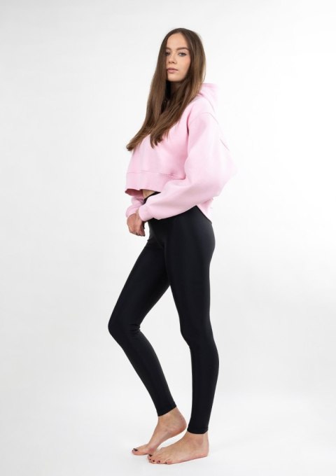 DK-K-B12 JASNY RÓŻ BAWEŁNA GRUBA I CZARNY POLIAMID