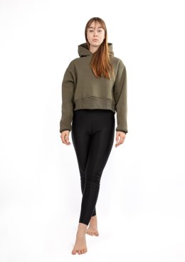 DK-K-B12 KHAKI BAWEŁNA GRUBA I CZARNY POLIAMID