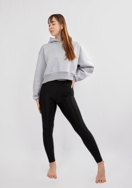 DK-K-B12 SZARY BAWEŁNA GRUBA I CZARNY POLIAMID