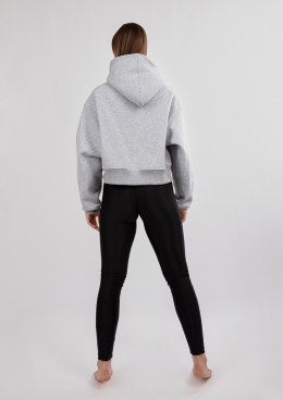 DK-K-B12 SZARY BAWEŁNA GRUBA I CZARNY POLIAMID