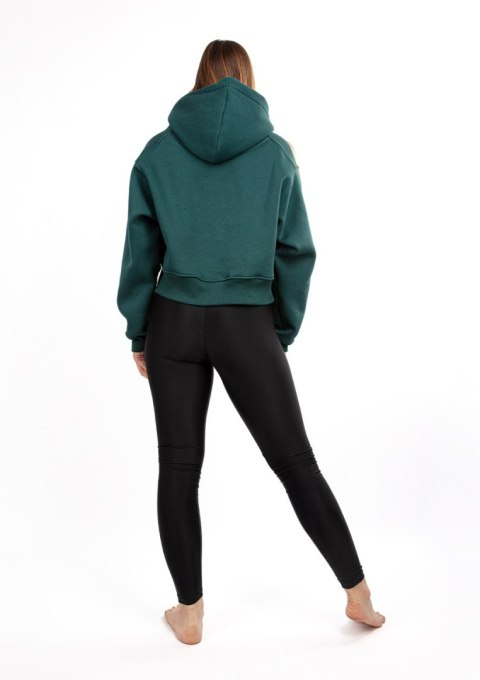 DK-K-B12 ZIELONY BAWEŁNA GRUBA I CZARNY POLIAMID