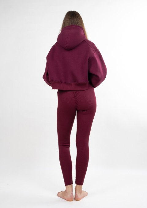 DK-K-B13 BORDO BAWEŁNA GRUBA I PRĄŻKI