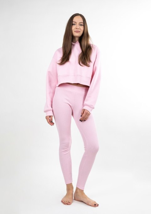 DK-K-B13 JASNY RÓŻ BAWEŁNA GRUBA I PRĄŻKI