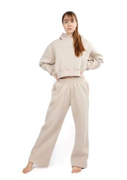 DK-K-B17 BEŻ BAWEŁNA GRUBA