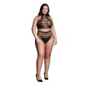 Carpo XLVI - Two Piece with Turtleneck,Crop Top and Pantie - Plus Size