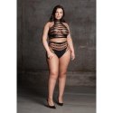 Carpo XLVI - Two Piece with Turtleneck,Crop Top and Pantie - Plus Size