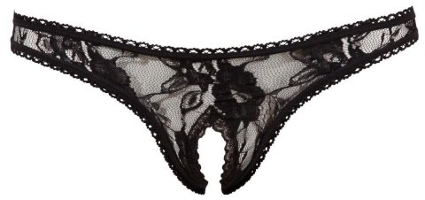 Crotchless String black