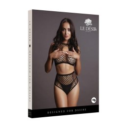 Duo Net Key-Hole Bra Set - One Size