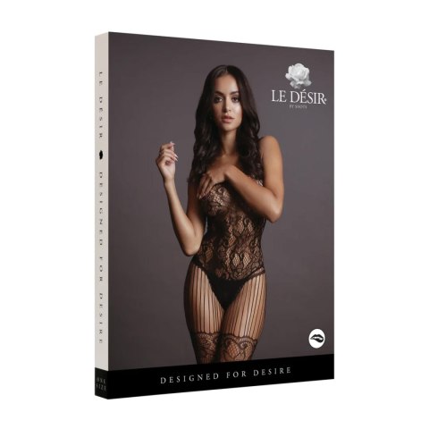 Lace and Fishnet Bodystocking - One Size