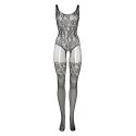 Lace and Fishnet Bodystocking - One Size