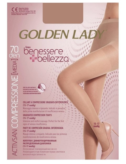 RAJSTOPY GOLDEN LADY BENESSERE BELLEZZA 70