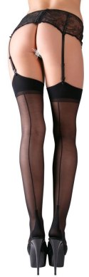 Stockings with seam black