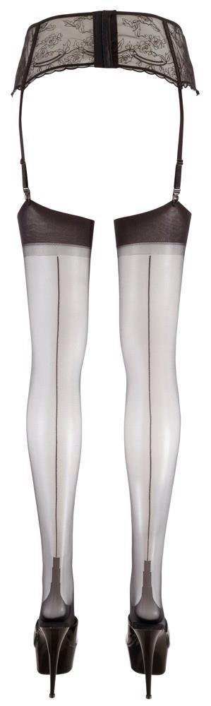 Stockings with seam black