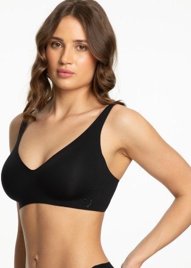 BIUSTONOSZ JULIMEX JELLY BRA BASIC CZARNY