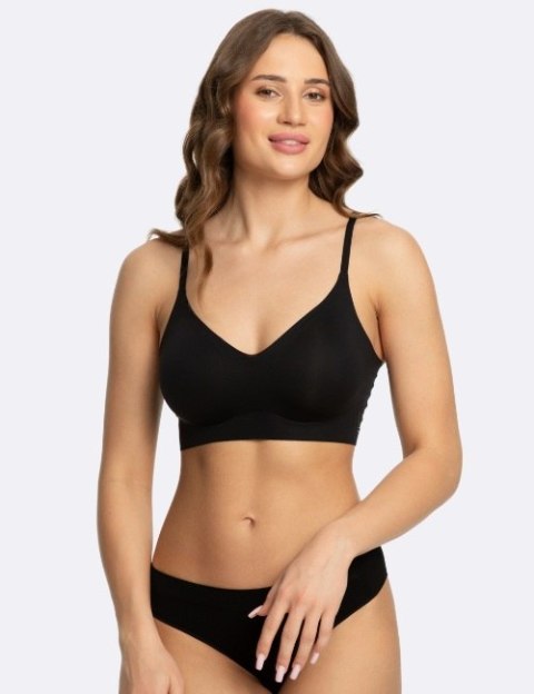 BIUSTONOSZ JULIMEX SIMPLE BRA TOP CZARNY