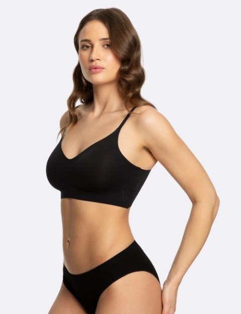 BIUSTONOSZ JULIMEX SIMPLE BRA TOP CZARNY