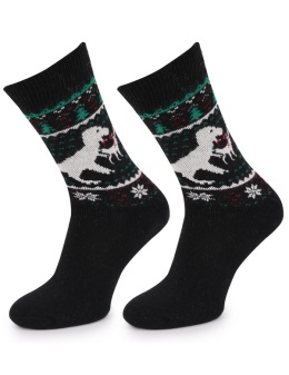 SKARPETY MARILYN ANGORA MEN TERRY R24 BLACK