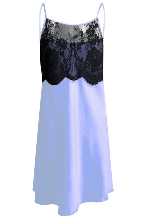 HALKA JANICE SATYNA BŁĘKIT