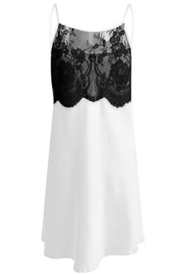 HALKA JANICE SATYNA JASNY ECRU