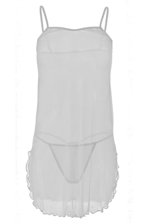 HALKA LAURA TIUL ECRU