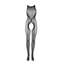 Crotchless Leopard Bodystocking - One Size