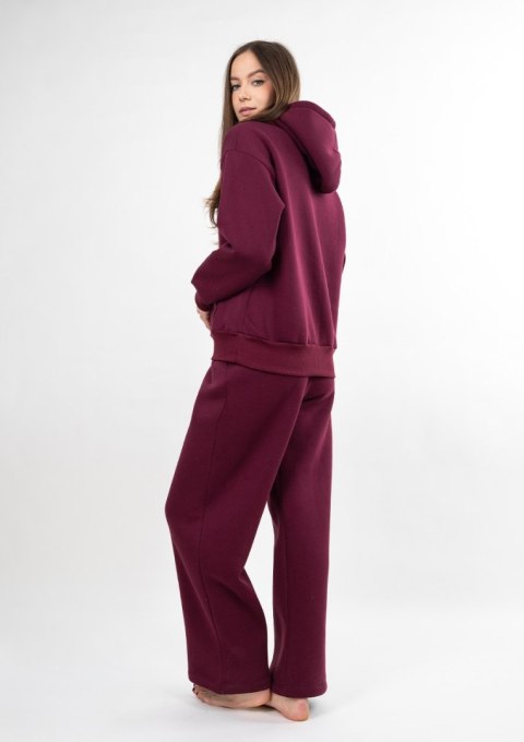 DK-K-B9 BORDO BAWEŁNA GRUBA