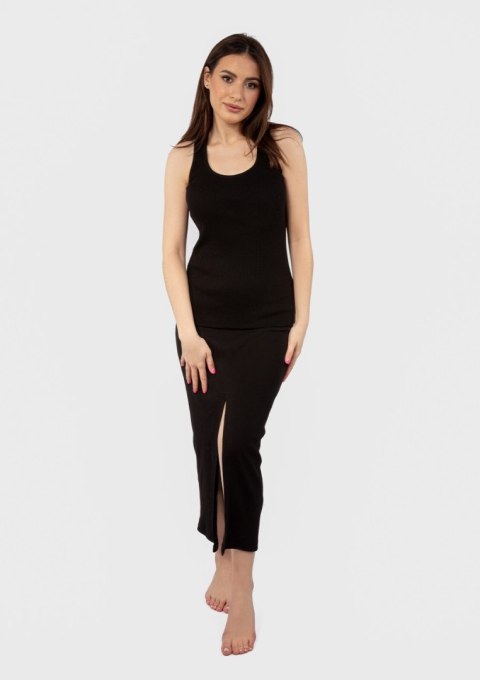 DK-K-P2 CZARNY BAWEŁNA PRĄŻKI