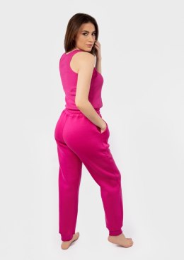 DK-K-P3 FUKSJA BAWEŁNA GRUBA I PRĄŻKI