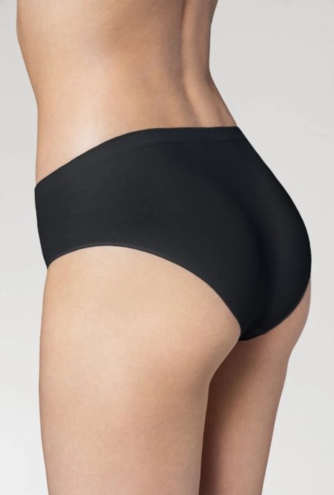 FIGI GATTA SEAMLESS COTTON CLASSIC PANTIES BLACK