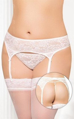 Garterbelt 3316 - Plus Size - white