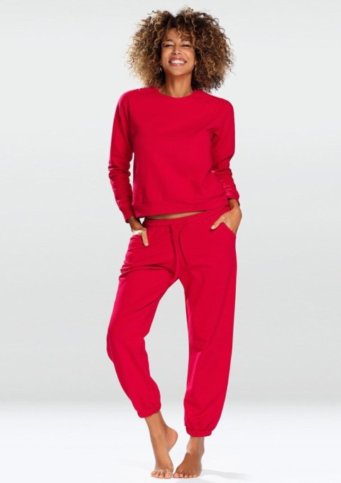 KOMPLET WENEZJA CZERWONY BAWEŁNA