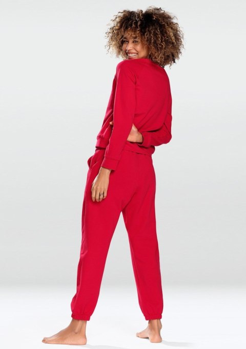 KOMPLET WENEZJA CZERWONY BAWEŁNA