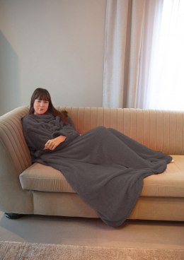 Koc z rękawami PUCH SZARY