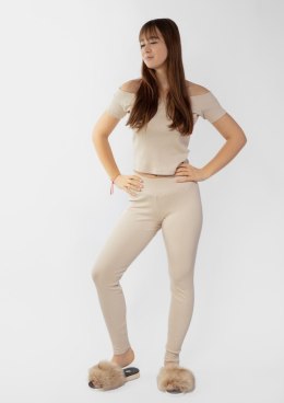 Komplet Bayo BEŻ BAWEŁNA PRĄŻKI