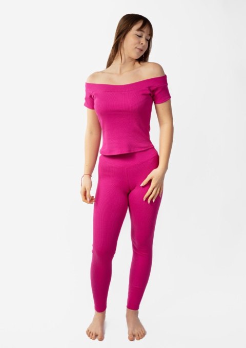 Komplet Bayo FUKSJA BAWEŁNA PRĄŻKI