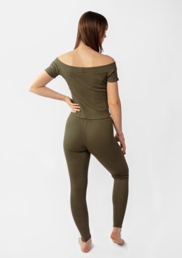 Komplet Bayo KHAKI BAWEŁNA PRĄŻKI