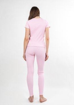 Komplet Halima JASNY RÓŻ BAWEŁNA PRĄŻKI