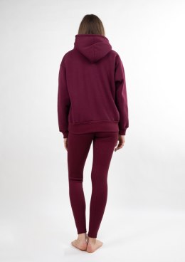 Komplet Oseye BORDO BAWEŁNA GRUBA I PRĄŻKI