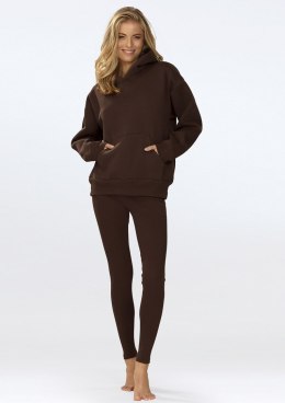 Komplet Oseye CZEKOLADA BAWEŁNA GRUBA I PRĄŻKI