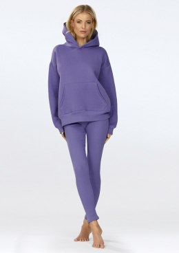 Komplet Oseye FIOLET BAWEŁNA GRUBA I PRĄŻKI