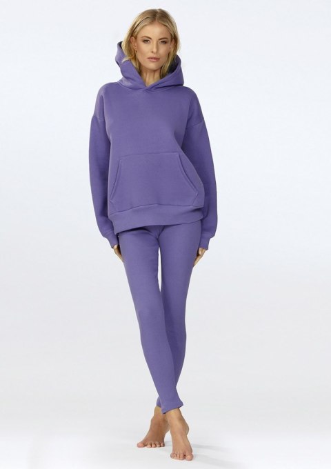 Komplet Oseye FIOLET BAWEŁNA GRUBA I PRĄŻKI