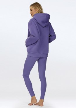 Komplet Oseye FIOLET BAWEŁNA GRUBA I PRĄŻKI