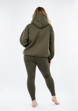 Komplet Oseye H1 KHAKI BAWEŁNA GRUBA I PRĄŻKI