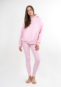 Komplet Oseye JASNY RÓŻ BAWEŁNA GRUBA I PRĄŻKI