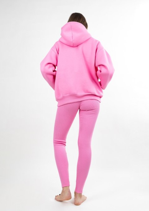 Komplet Oseye RÓŻ BAWEŁNA GRUBA I PRĄŻKI