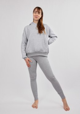 Komplet Oseye SZARY BAWEŁNA GRUBA I PRĄŻKI