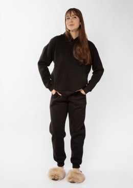 Komplet Randi CZARNY BAWEŁNA GRUBA