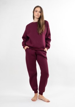 Komplet Rehema BORDO BAWEŁNA GRUBA