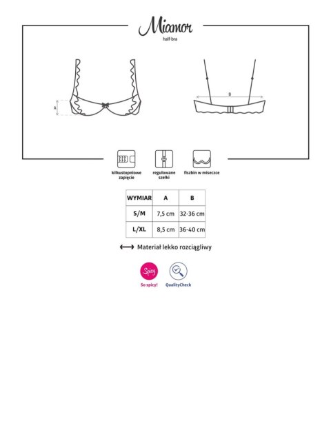 Miamor półbiustonosz