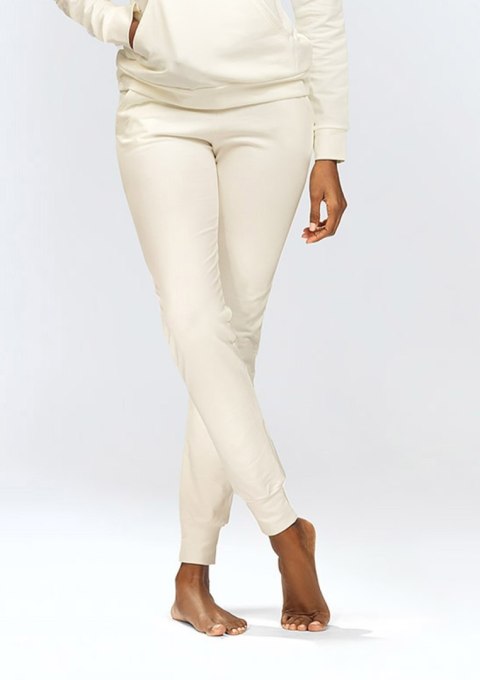 SPODNIE SEATTLE ECRU BAWEŁNA